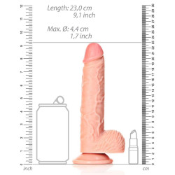 Real Rock Ultra Skin Gode réaliste Envy Straight RealRock 17 x 4.4cm